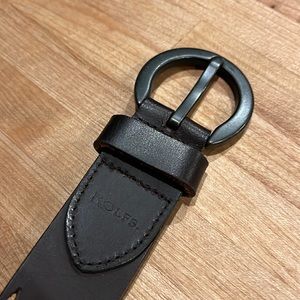 Rolf's brown leather cut out belt size XL